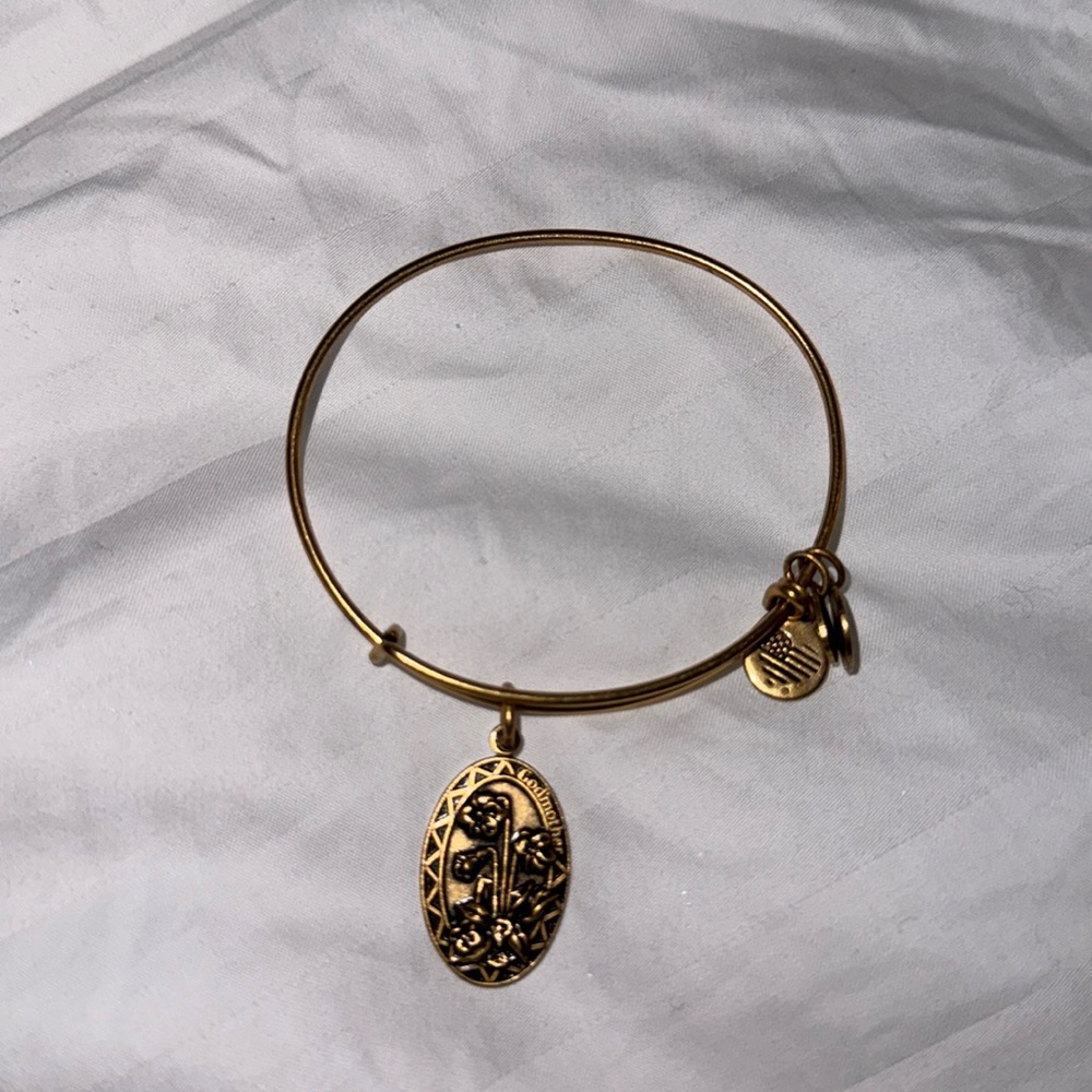 Brand new Alex and Ani bracelet with godmother charm